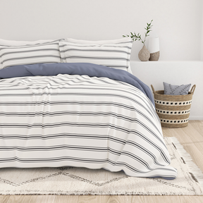 Desert Stripe Pattern 3-Piece Reversible Duvet Cover Set