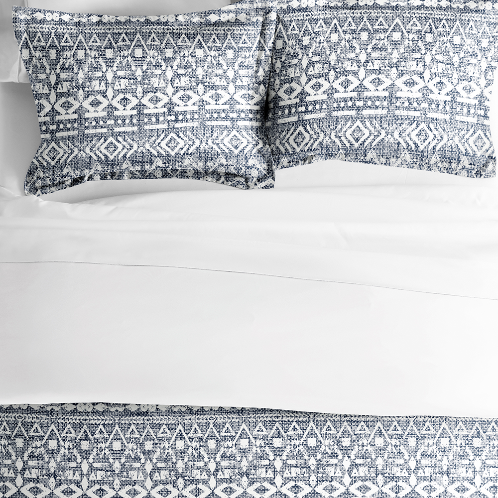 Modern Rustic Pattern 3-Piece Reversible Duvet Cover Set