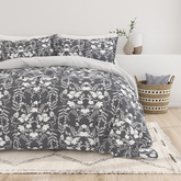 Secret Garden Pattern 3-Piece Reversible Duvet Cover Set