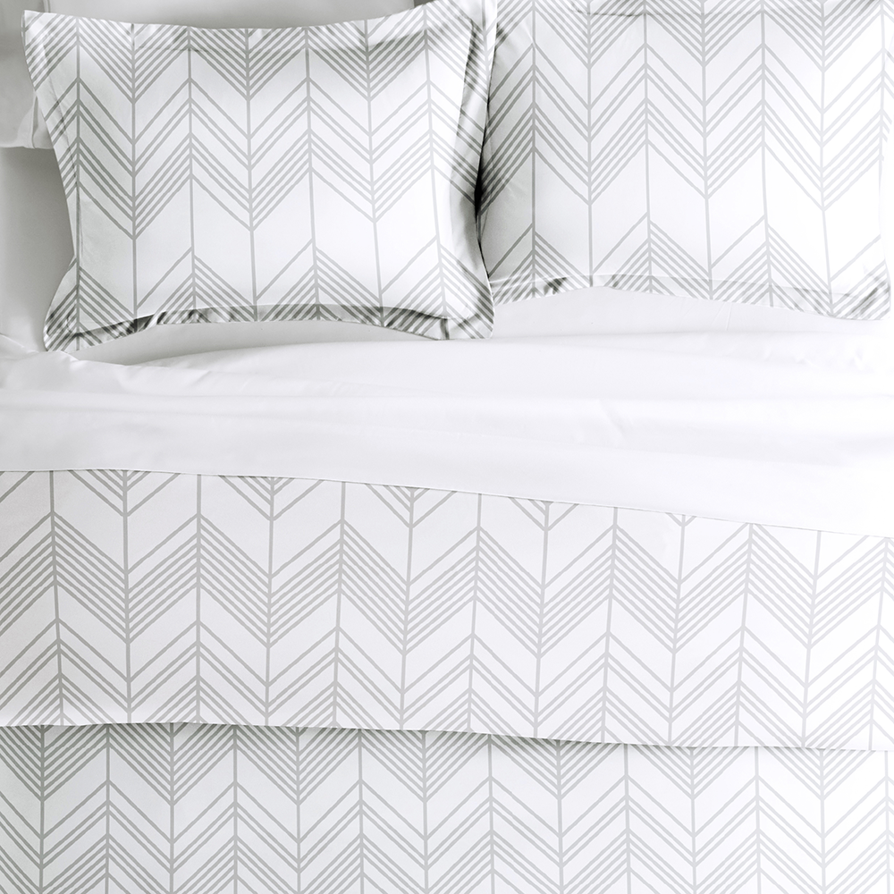 Alps Chevron Pattern 3-Piece Duvet Cover Set