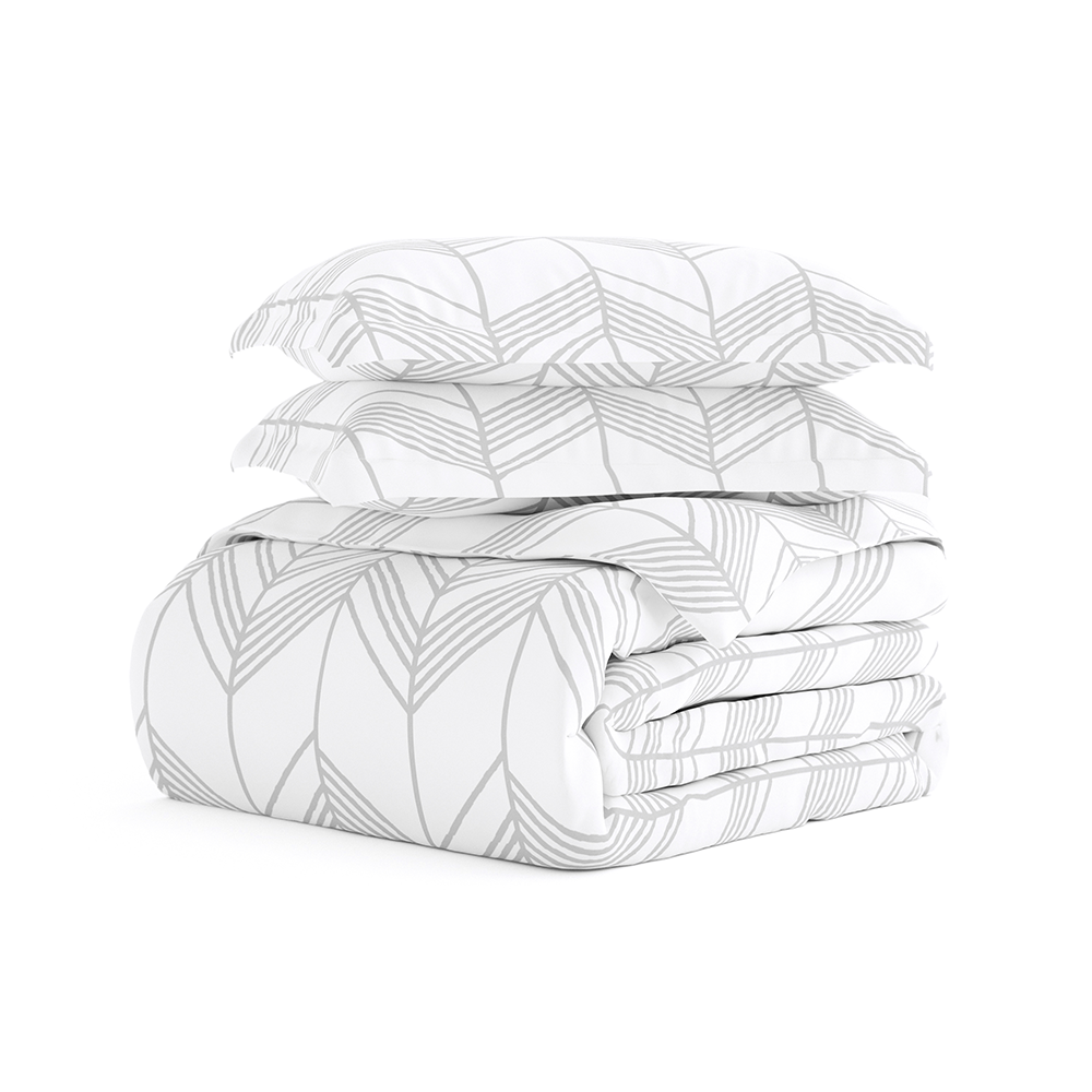 Alps Chevron Pattern 3-Piece Duvet Cover Set