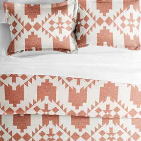 Adobe Diamond Pattern 3-Piece Duvet Cover Set