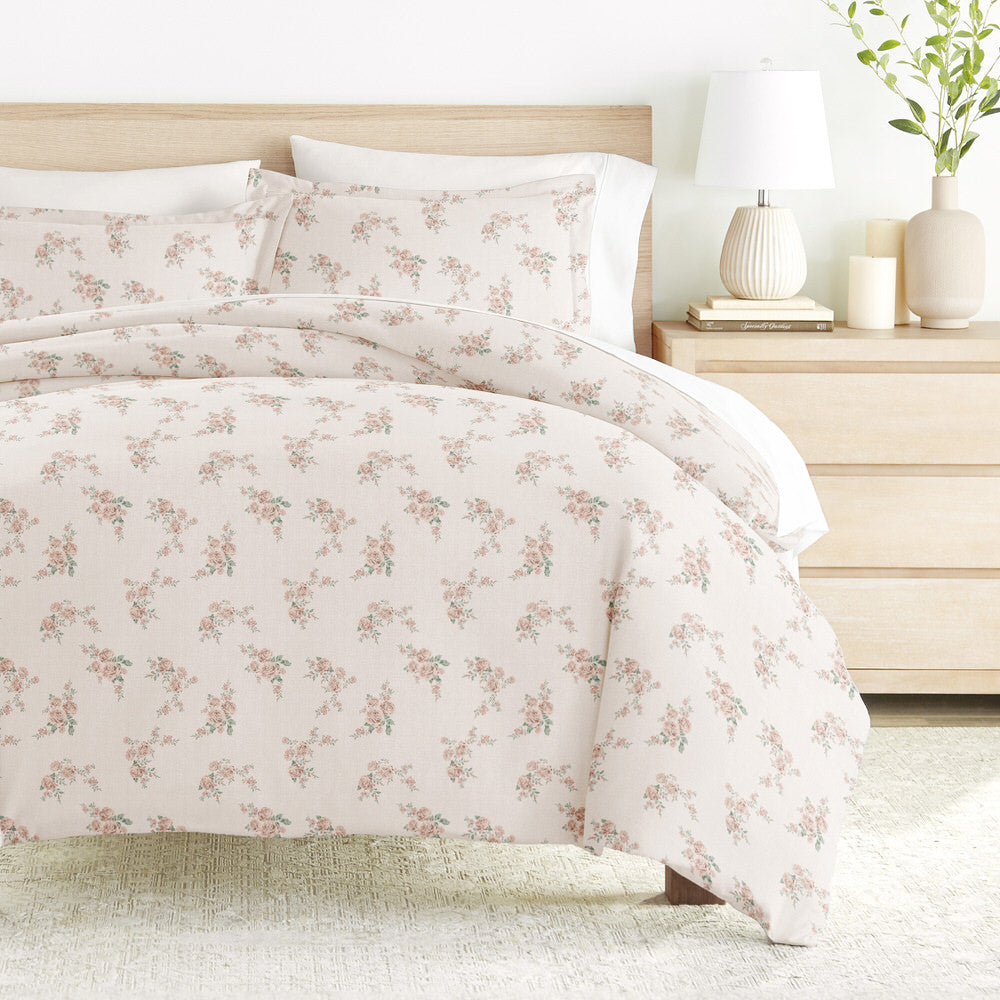 Apricot Pattern 3-Piece Duvet Cover Set