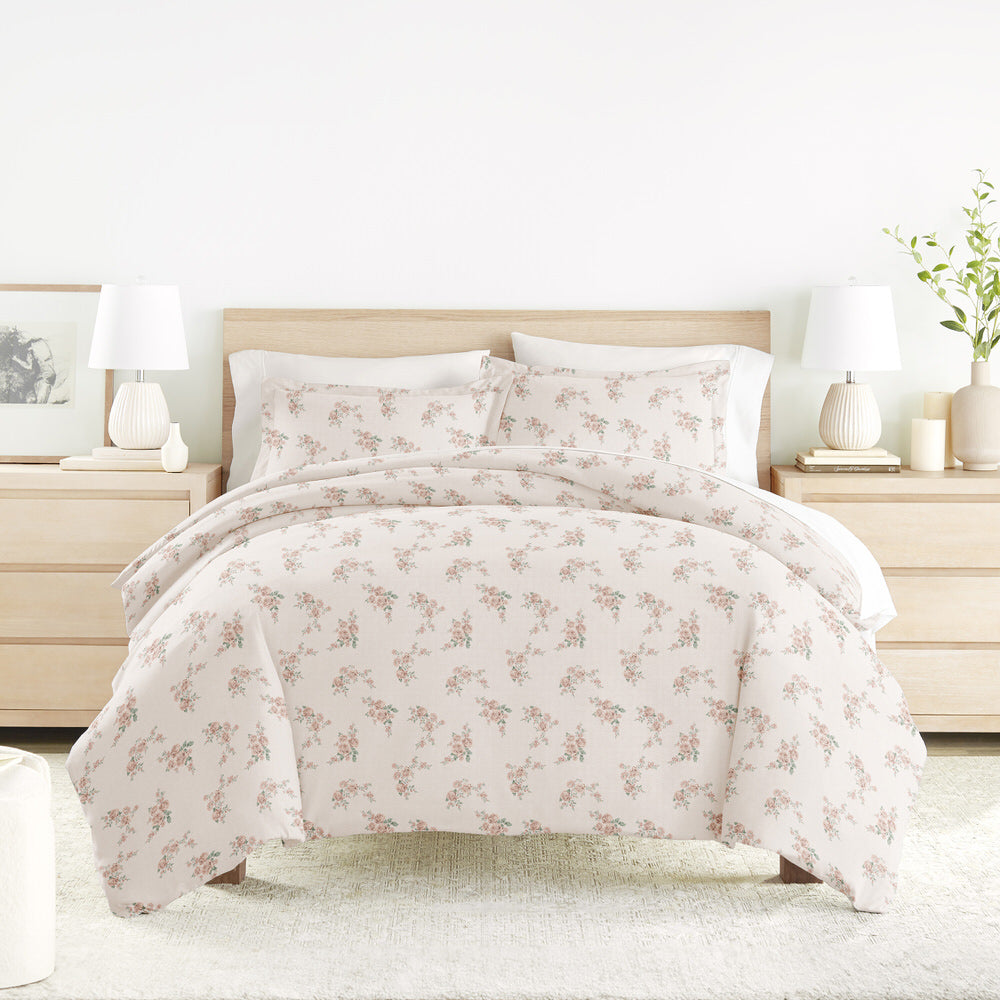 Apricot Pattern 3-Piece Duvet Cover Set