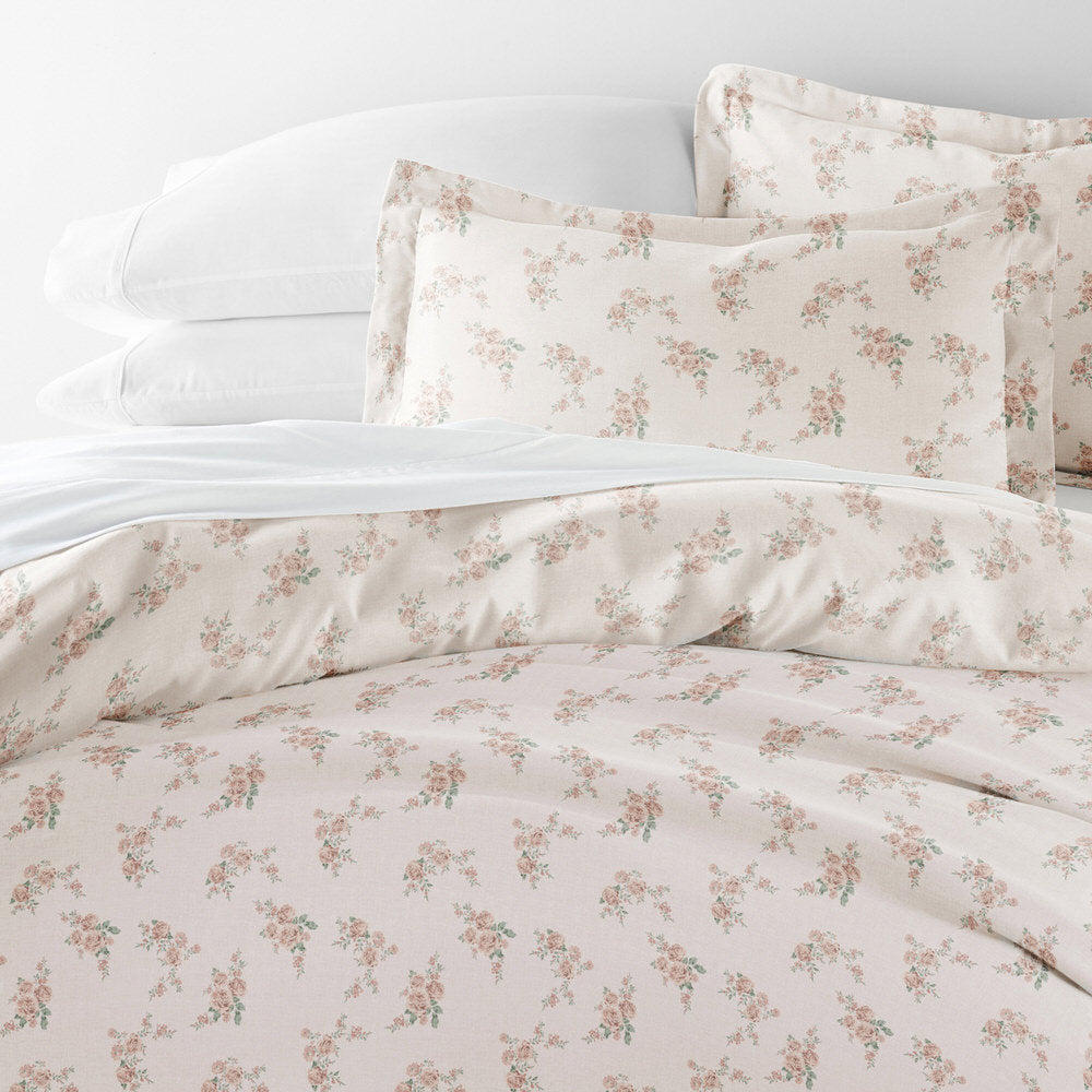 Apricot Pattern 3-Piece Duvet Cover Set