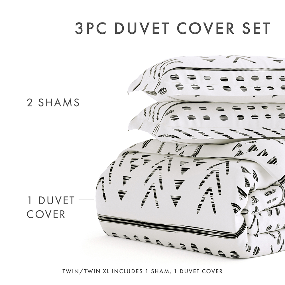 Arrow Dreams Pattern 3-Piece Duvet Cover Set