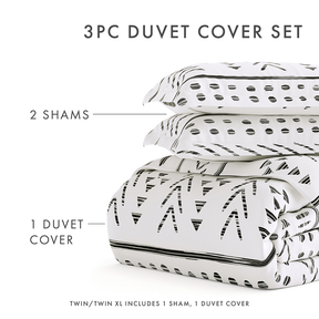 Arrow Dreams Pattern 3-Piece Duvet Cover Set