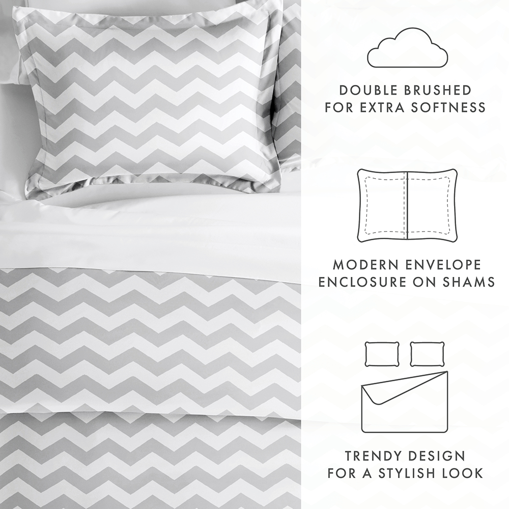 Arrow Pattern 3-Piece Duvet Cover Set