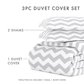 Arrow Pattern 3-Piece Duvet Cover Set