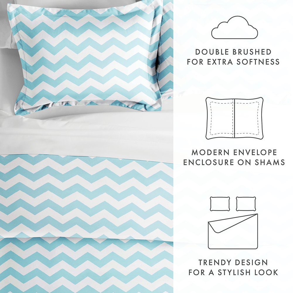 Arrow Pattern 3-Piece Duvet Cover Set