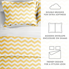 Arrow Pattern 3-Piece Duvet Cover Set