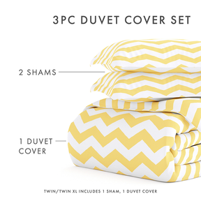 Arrow Pattern 3-Piece Duvet Cover Set