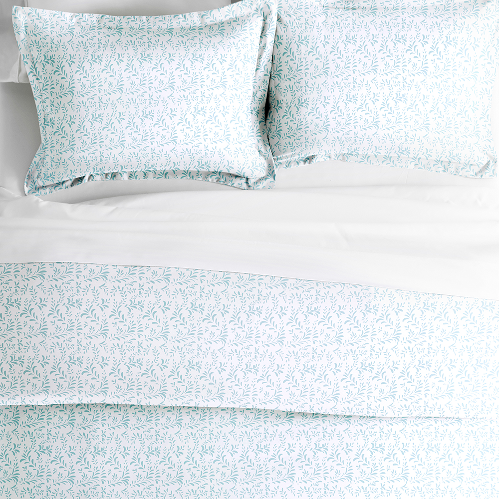 Burst of Vines Pattern 3-Piece Duvet Cover Set