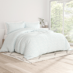 Burst of Vines Pattern 3-Piece Duvet Cover Set