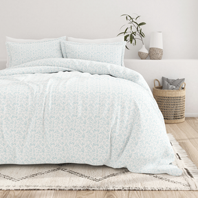 Burst of Vines Pattern 3-Piece Duvet Cover Set