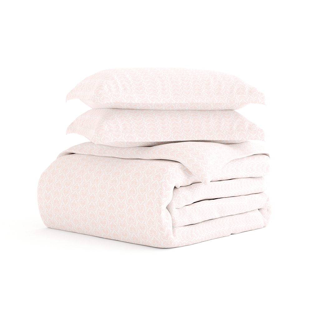 Classic in Pink Pattern 3-Piece Duvet Cover Set