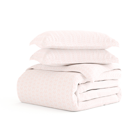 Classic in Pink Pattern 3-Piece Duvet Cover Set