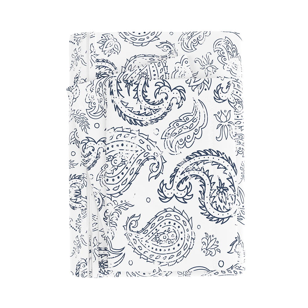 Coarse Paisley Pattern 3-Piece Duvet Cover Set