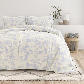 Garden Pattern 3-Piece Duvet Cover Set