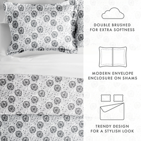 Make A Wish Pattern 3-Piece Duvet Cover Set