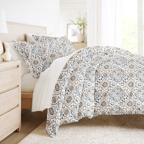 Oasis Pattern 3-Piece Duvet Cover Set