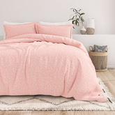 Pink Buds Pattern 3-Piece Duvet Cover Set