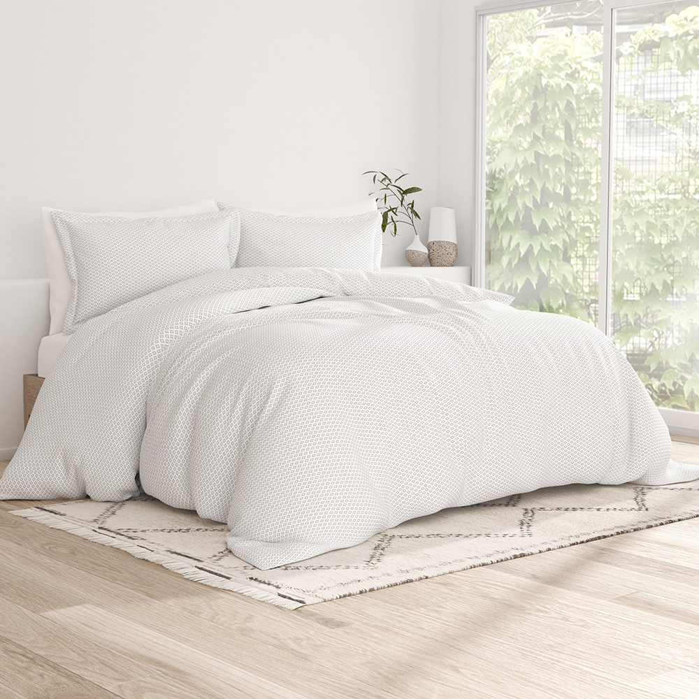 Polaris Pattern 3-Piece Duvet Cover Set