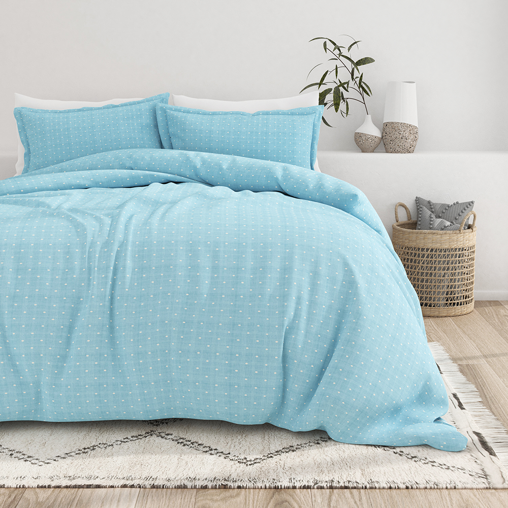 Polkadot Pattern 3-Piece Duvet Cover Set