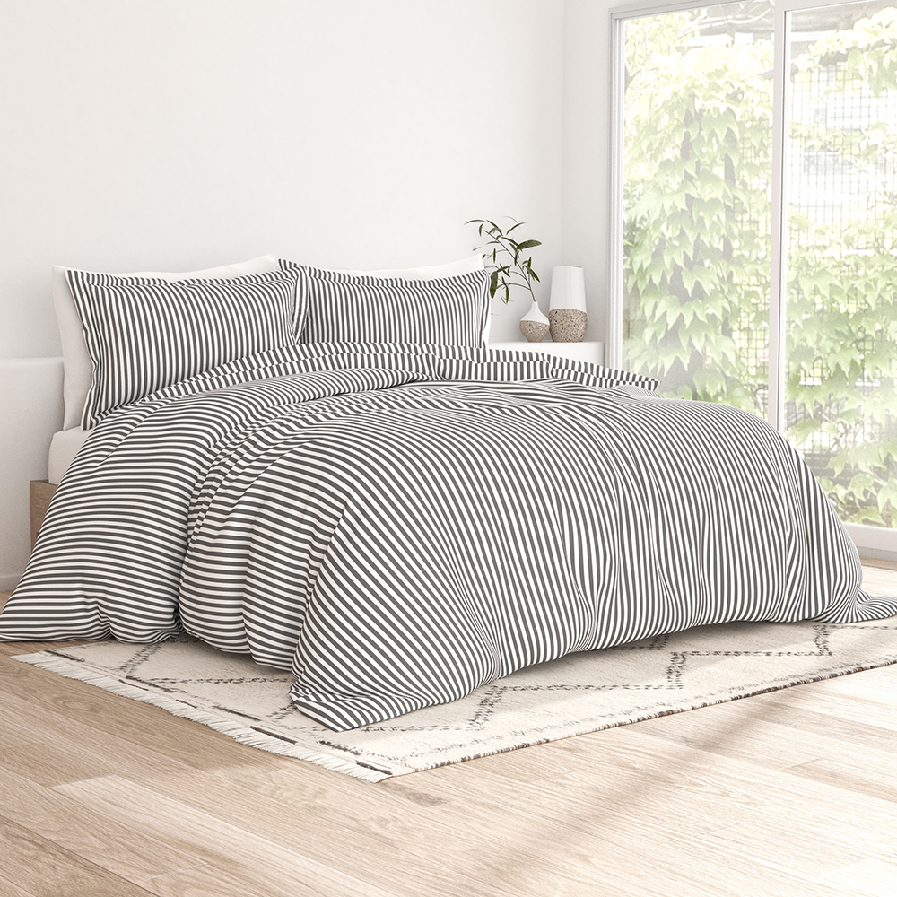 Ribbon Pattern 3-Piece Duvet Cover Set