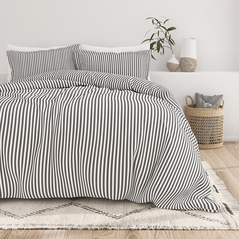 Ribbon Pattern 3-Piece Duvet Cover Set