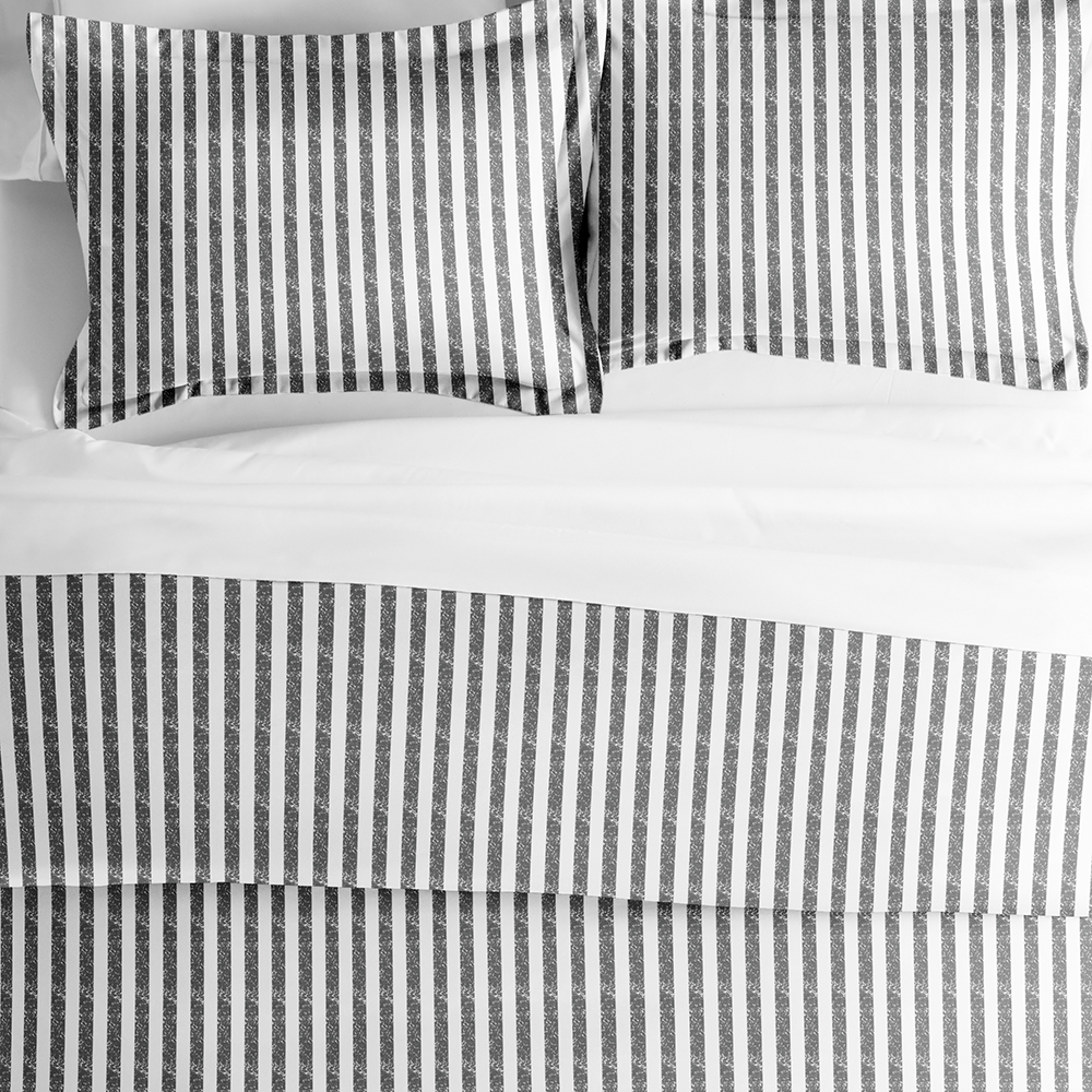 Rugged Stripes Pattern 3-Piece Duvet Cover Set