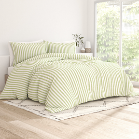 Rugged Stripes Pattern 3-Piece Duvet Cover Set