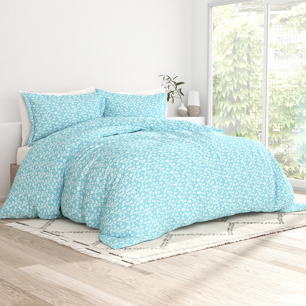 Wheatfield Pattern 3-Piece Duvet Cover Set