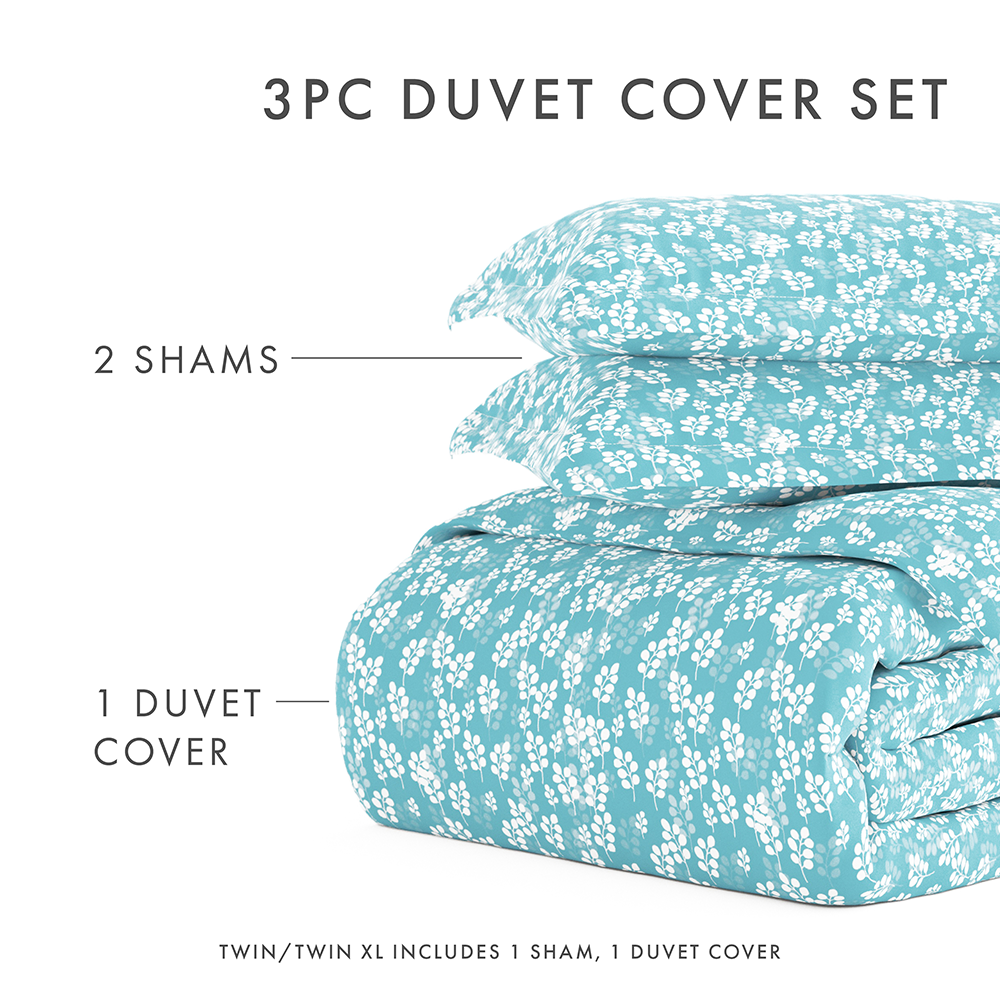 Wheatfield Pattern 3-Piece Duvet Cover Set