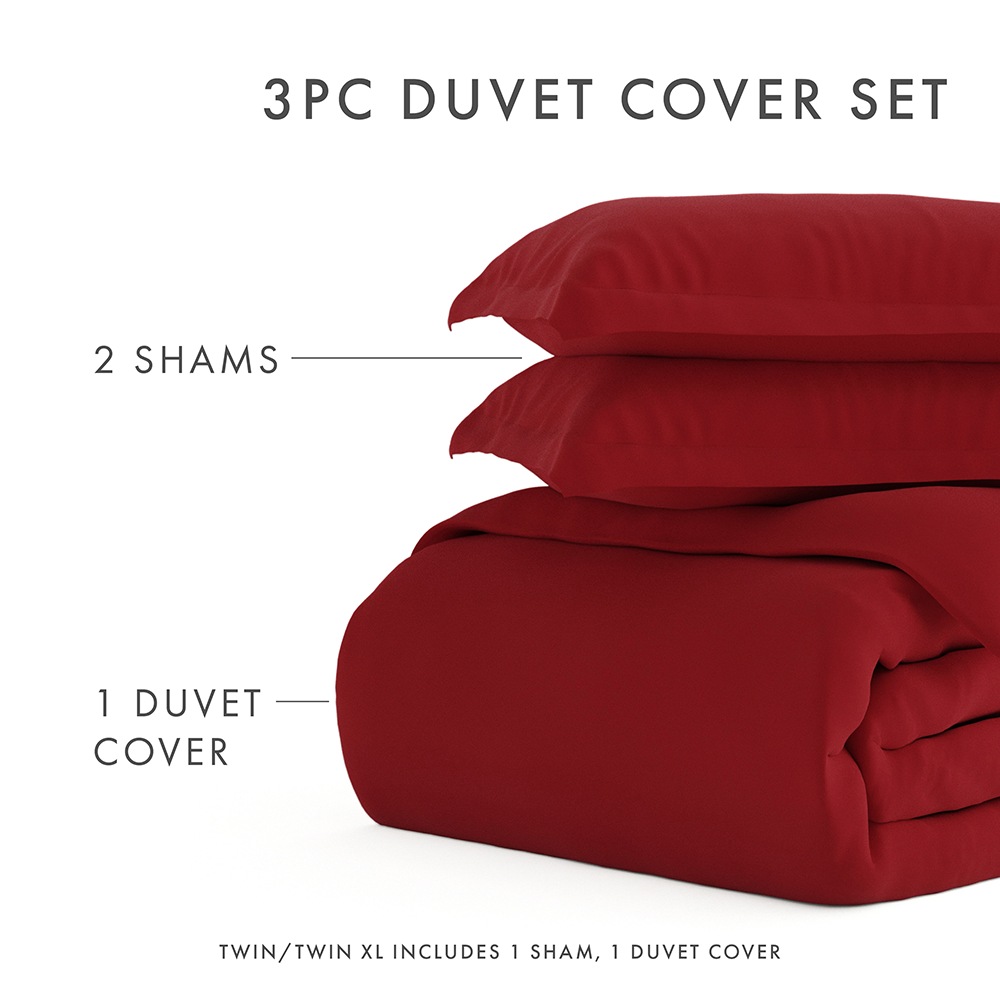 3-Piece Essential Duvet Cover Set