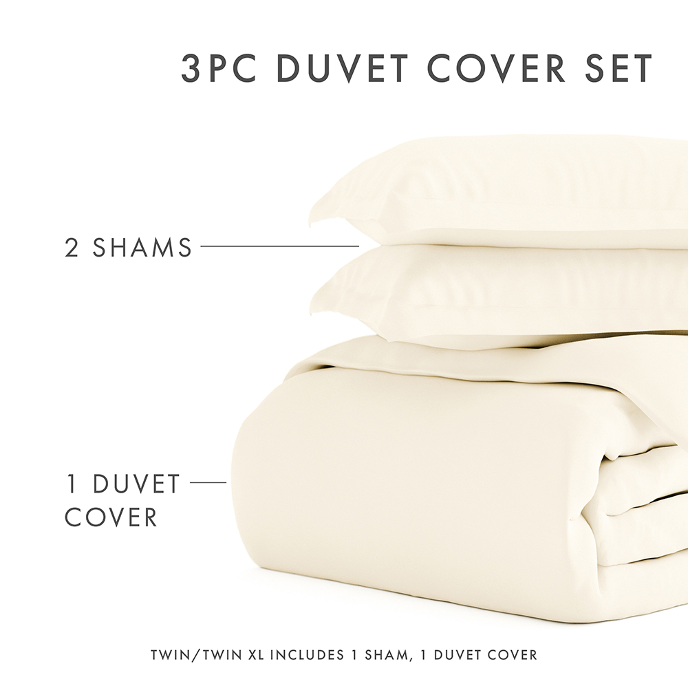 3-Piece Essential Duvet Cover Set