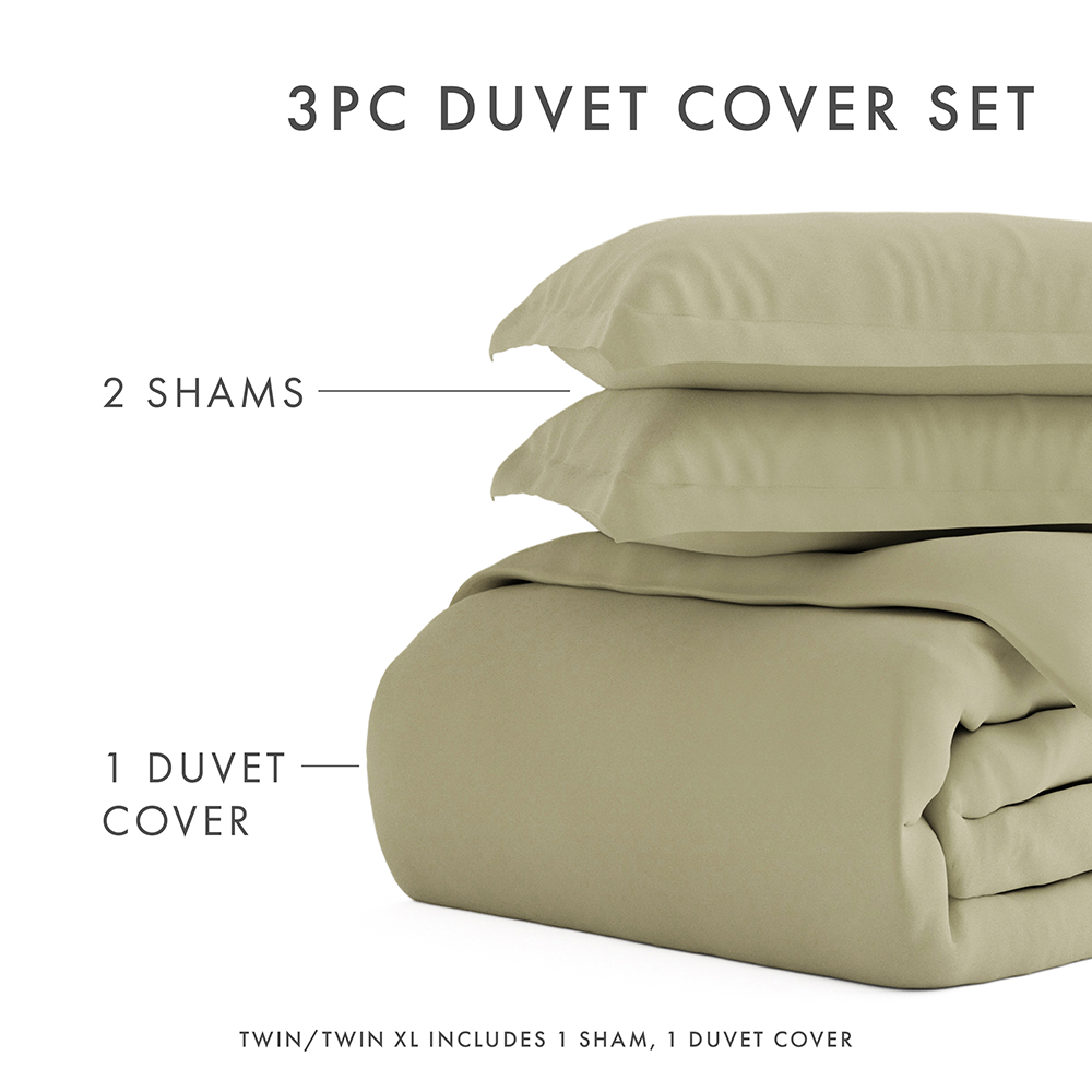 3-Piece Essential Duvet Cover Set