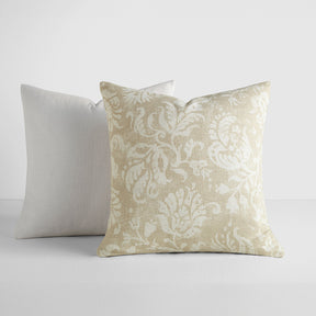 2-Pack Distressed Floral Décor Throw Pillows