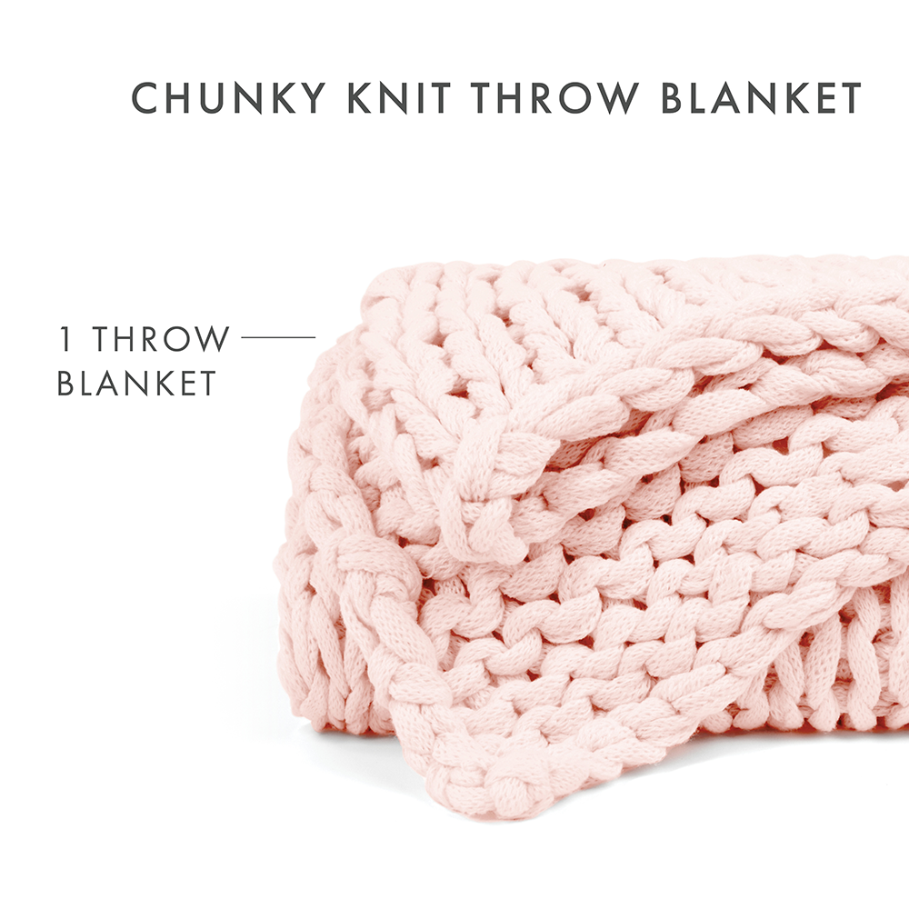 Oversized Chunky Knit Blanket