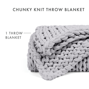 Oversized Chunky Knit Blanket