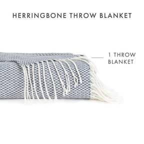 Herringbone Throw Blanket