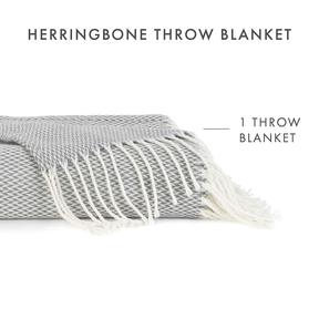 Herringbone Throw Blanket