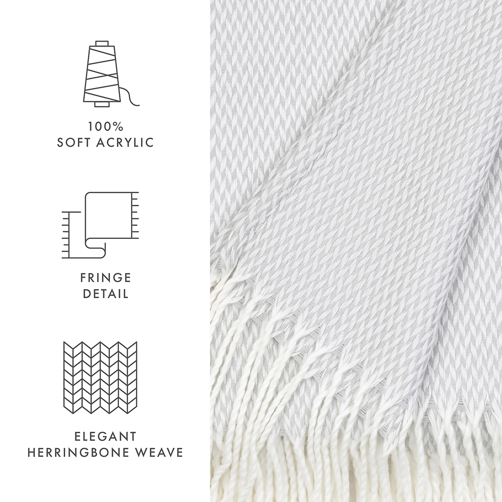 Herringbone Throw Blanket