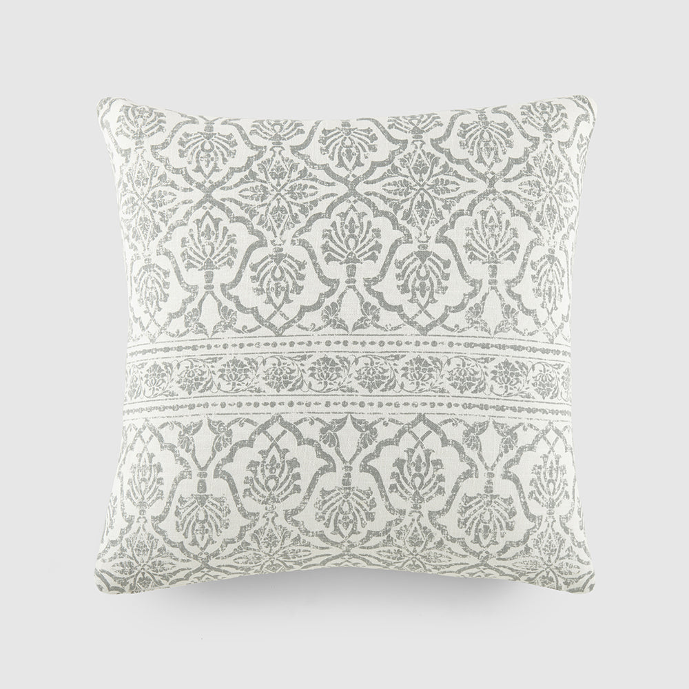 Antique Floral Décor Throw Pillow