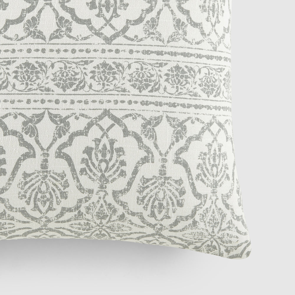 Antique Floral Décor Throw Pillow