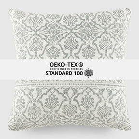 Antique Floral Décor Throw Pillow