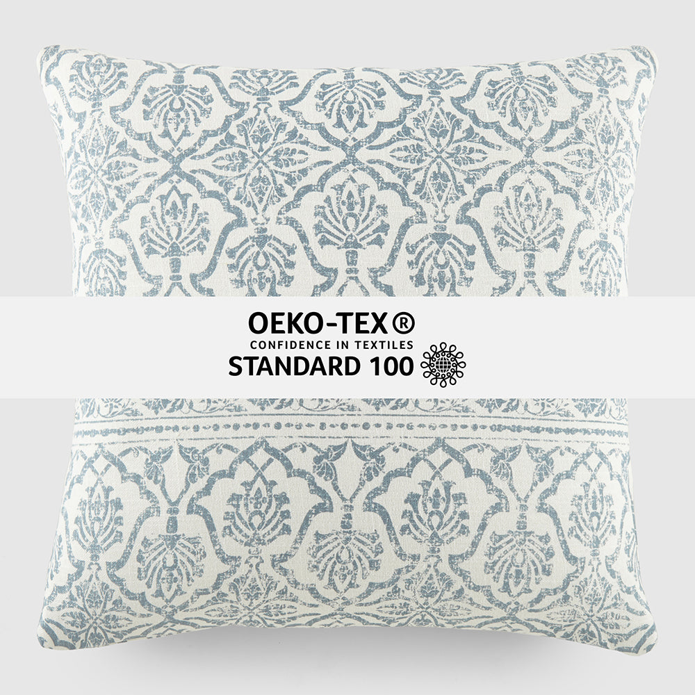 Antique Floral Décor Throw Pillow