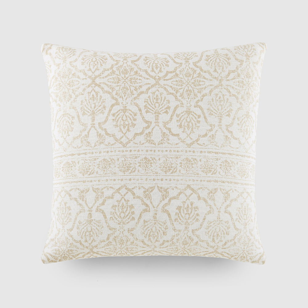 Antique Floral Décor Throw Pillow