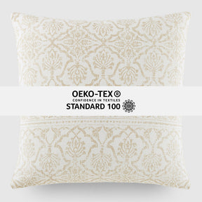 Antique Floral Décor Throw Pillow