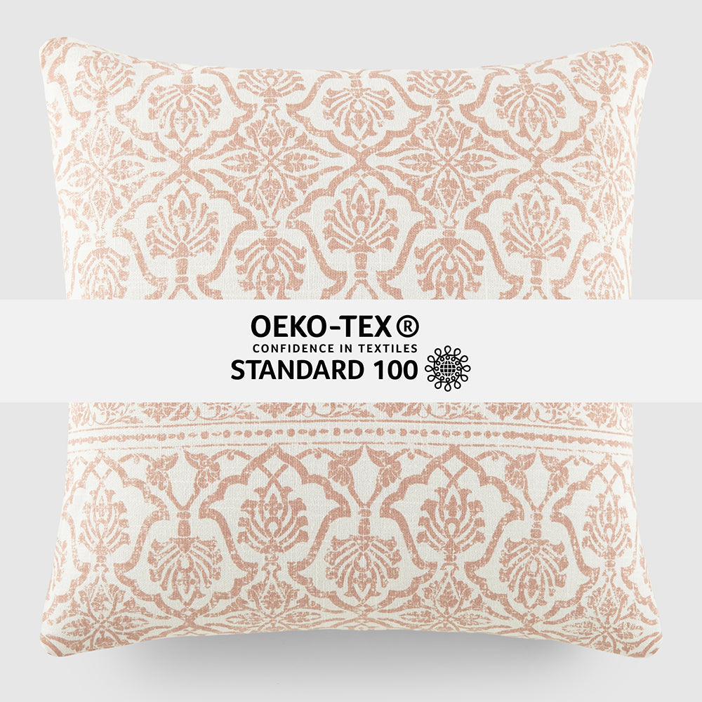 Antique Floral Décor Throw Pillow